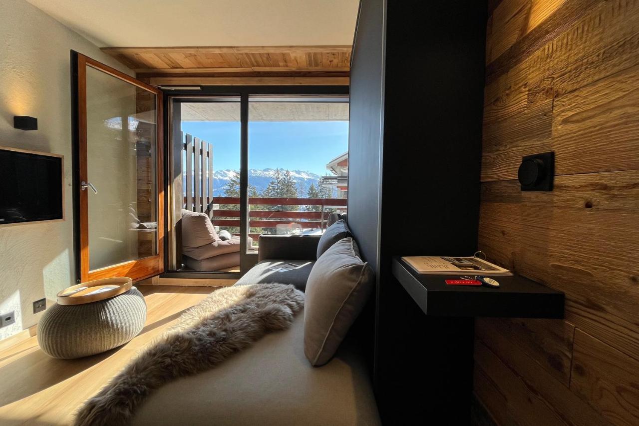 Les Cerfs - Appartement & Studio - Anzère Екстериор снимка