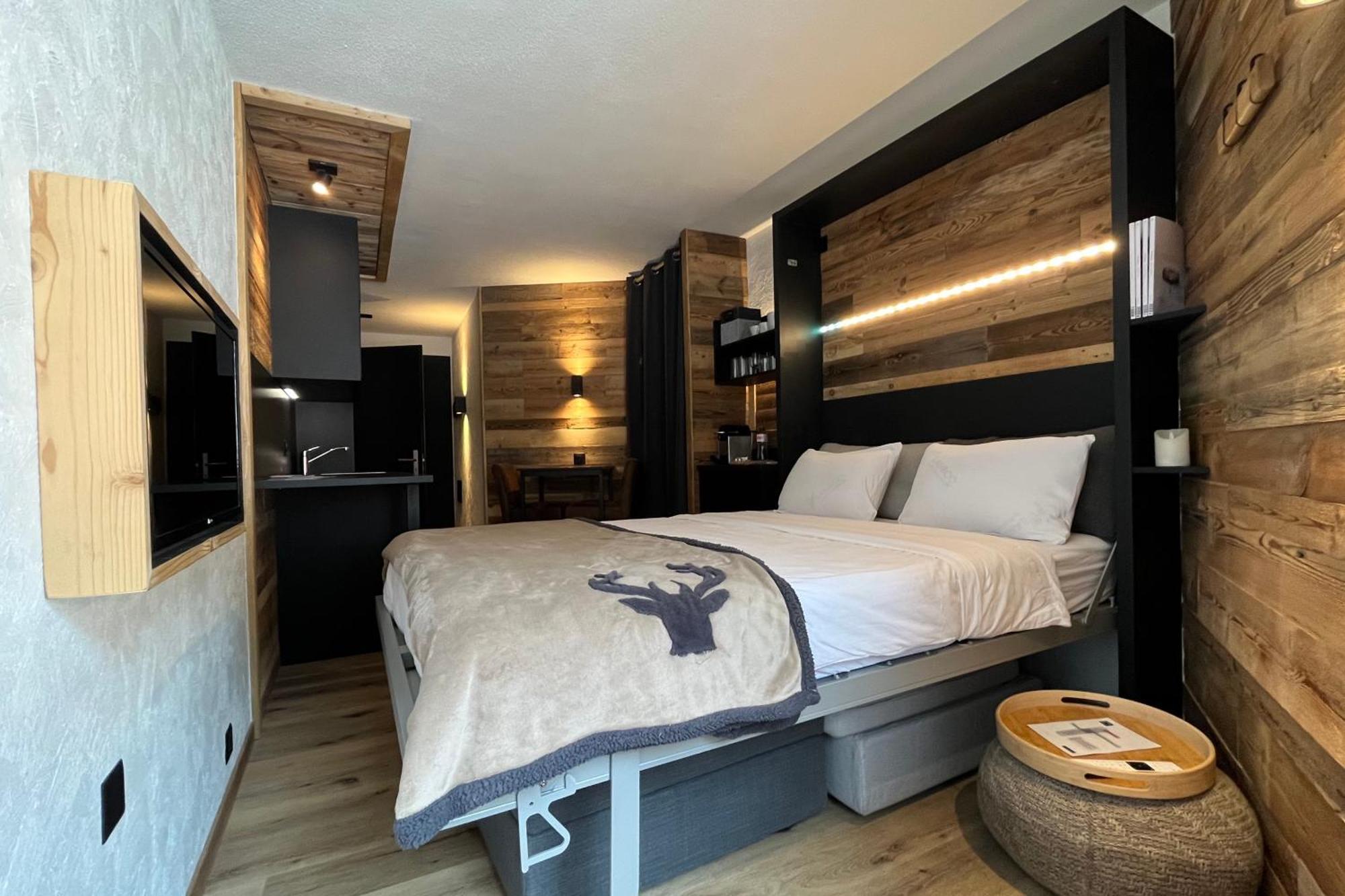 Les Cerfs - Appartement & Studio - Anzère Екстериор снимка