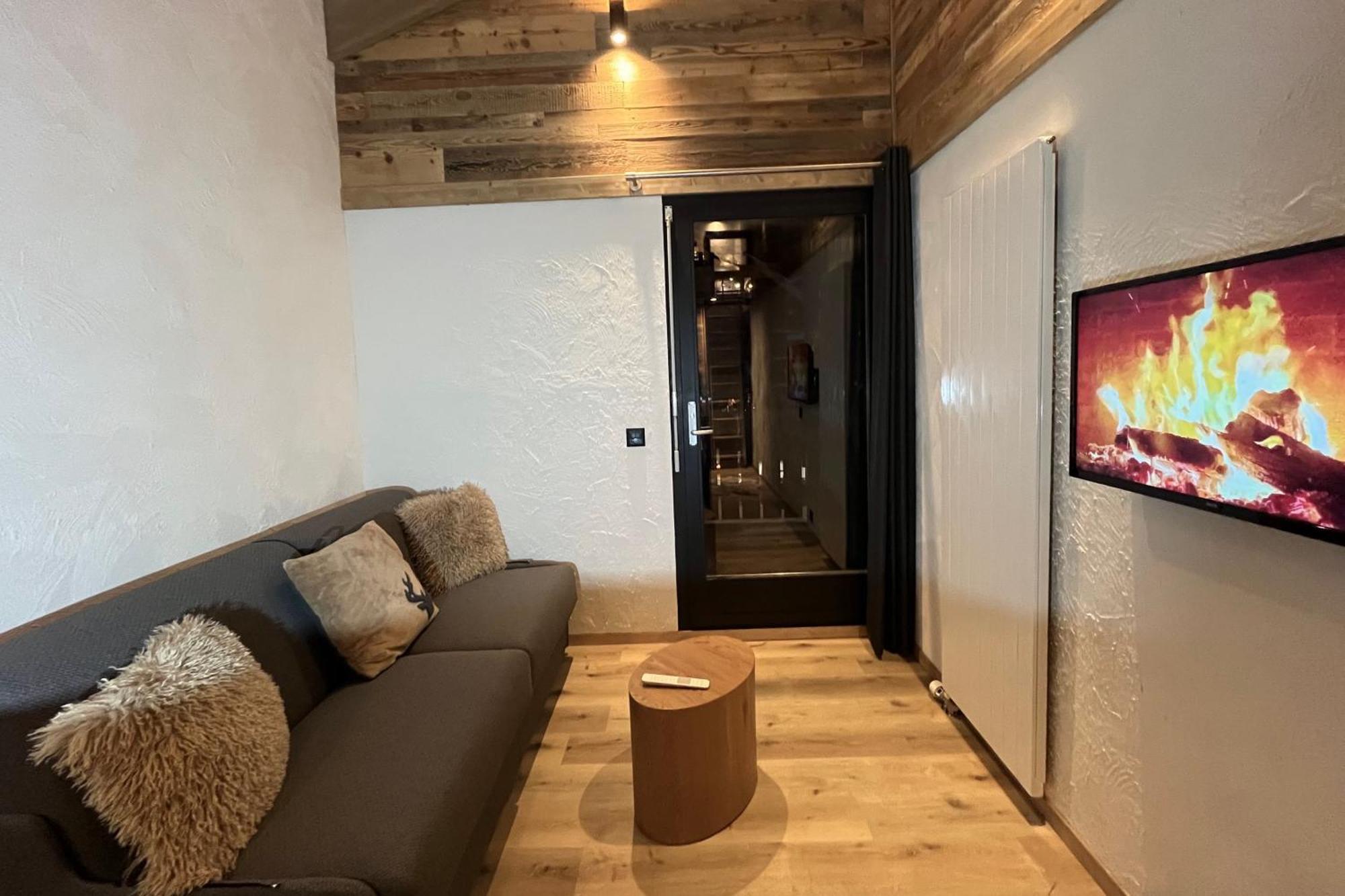 Les Cerfs - Appartement & Studio - Anzère Екстериор снимка